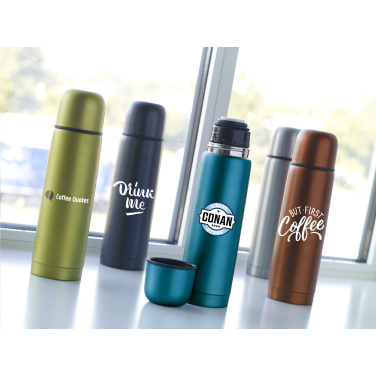 Logo trade reklaamkingituse pilt: Frosted Bottle RCS Recycled Steel 500 ml termopudel